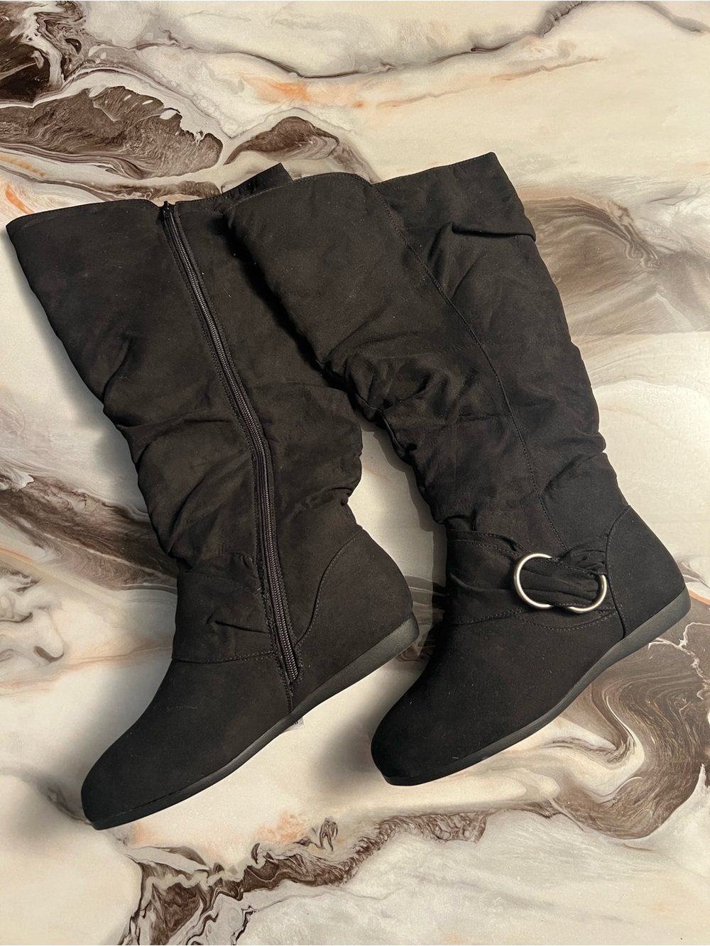 Cloudwalkers Avenue Sasha Tall Boots Wide Calf Womens Size 10 NWT in Black